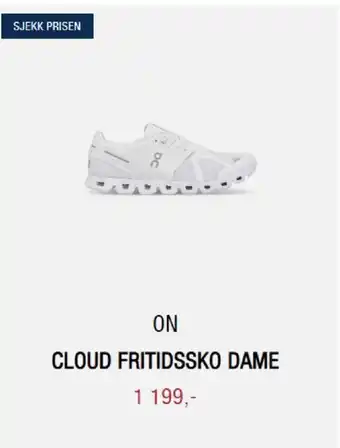 Sport 1 On Cloud Fritidssko Dame tilbud