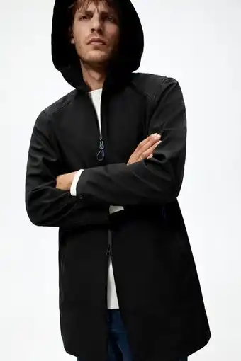 Teknisk parkas med glidelåser