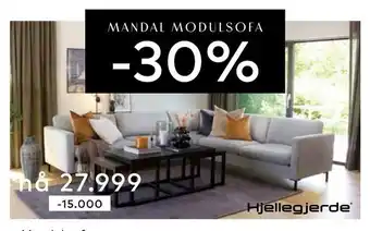 Skeidar Mandal sofa tilbud