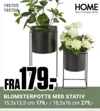 Europris Blomsterpotte med Stativ tilbud