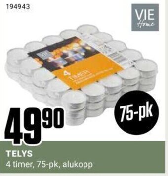 Europris Telys tilbud