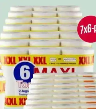 Europris Papir Maxi Toalettpapir, 6-pk tilbud