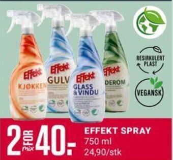 Europris Effekt Spray tilbud