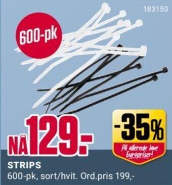 Europris Strips tilbud