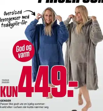 Europris Genser tilbud