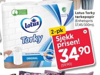 Rusta Torky tørkerull tilbud