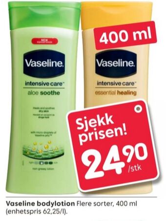 Rusta Vaseline bodylotion tilbud