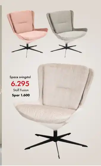Fagmøbler Space svingstol tilbud