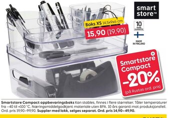 Rusta Smartstore Compact Oppbevaringsboks tilbud