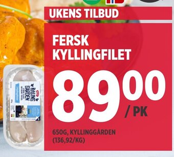 Meny Fersk Kyllingfilet tilbud