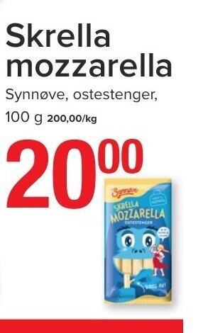 Spar Skrella Mozzarella tilbud