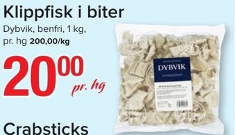 Spar Klippfisk i Biter tilbud