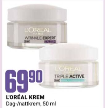 Europris Triple active krem tilbud