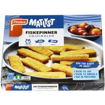 Meny Fiskepinner tilbud