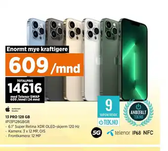 POWER Iphone 13 Pro 128GB tilbud