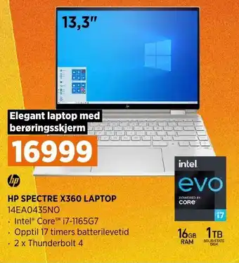 POWER Hp Spectre X360 Laptop tilbud
