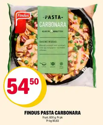 Coop Extra Findus Pasta Carbonara tilbud