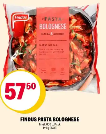 Coop Extra Findus Pasta Bolognese tilbud