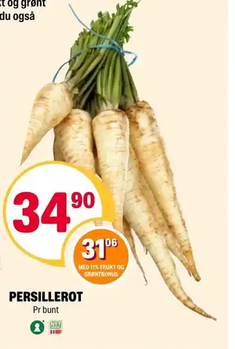 Coop Extra Persillerot tilbud