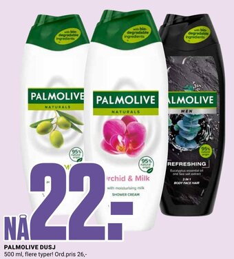 Europris Palmolive Dusj tilbud