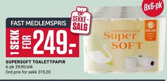 Supersoft Toalettpapir