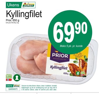 Joker Kyllingfilet tilbud