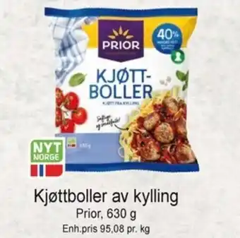 Joker Prior Kjøttboller av Kylling tilbud