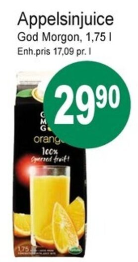 Joker Appelsinjuice tilbud