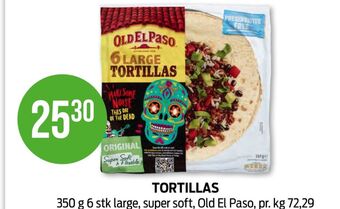 Kiwi Old el paso tortilla tilbud