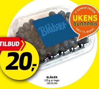 Bunnpris Blåbær tilbud