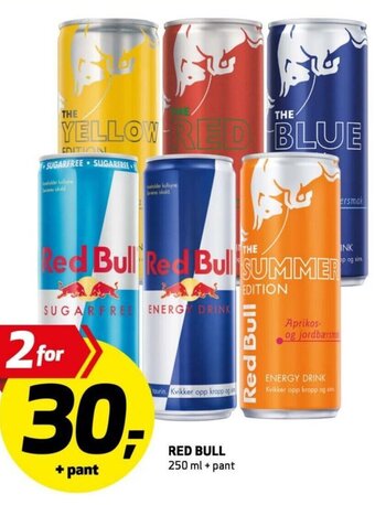 Bunnpris Red Bull tilbud