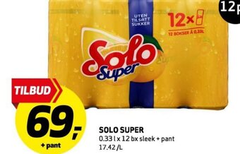 Bunnpris Solo Super tilbud