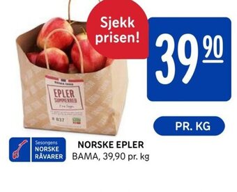 Rema 1000 Norske Epler tilbud