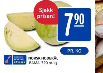 Rema 1000 Norsk Hodekål tilbud