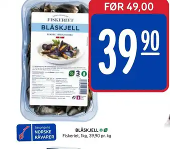 Rema 1000 Blåskjell tilbud