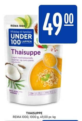 Rema 1000 Thaisuppe tilbud
