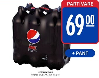 Rema 1000 Pepsi Max 6 Pk. tilbud