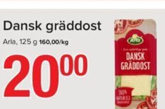 Spar Dansk Gräddost tilbud
