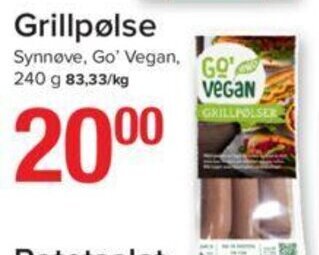 Spar Grillpølse tilbud