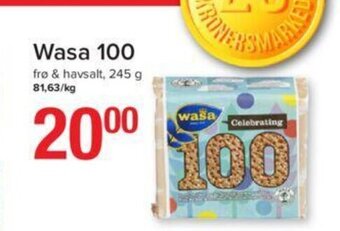 Spar Wasa 100 tilbud