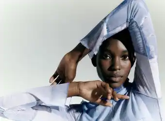 ZARA Kjole i tyll med patchwork tilbud