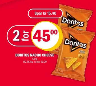 Coop Extra Doritos nacho cheese tilbud