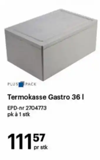 Storcash Termokasse Gastro 36 l tilbud