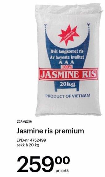 Storcash Jasmine ris premium tilbud