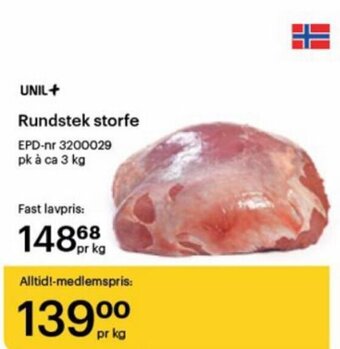 Storcash Rundstek storfe tilbud