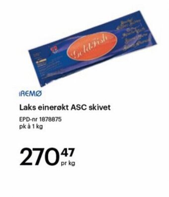 Storcash Laks einerøkt ASC skivet tilbud