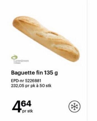 Storcash Baguette fin 135 g tilbud