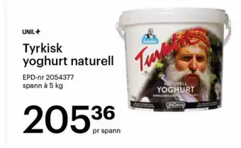 Storcash Tyrkisk yoghurt naturell tilbud