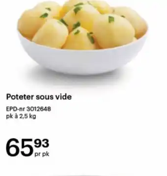 Storcash Poteter sous vide tilbud