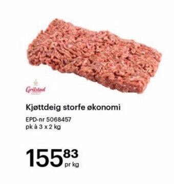 Storcash Kjøttdeig storfe økonomi tilbud